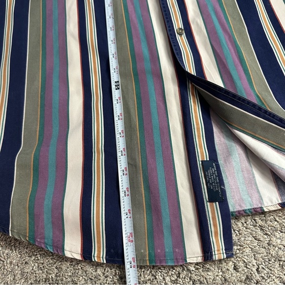 Gant Salty Dog Striped Poplin Button Down Grunge Y2K Shirt 90’s Vintage XL - Picture 7 of 10